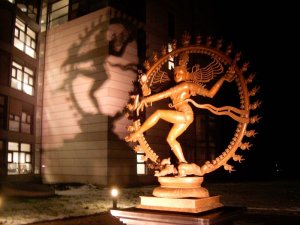 CERN headquarters symbol of Shiva, the (Hindu God of Destruction)